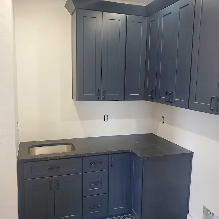 Custom cabinets in a kitchen by Barrett Floors in Prescott, AZ
