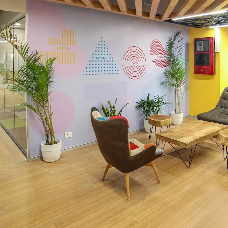 Commercial laminate flooring in a local Phoenix, AZ public building