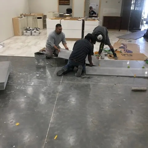 Flooring removal and installation by Barrett Floors