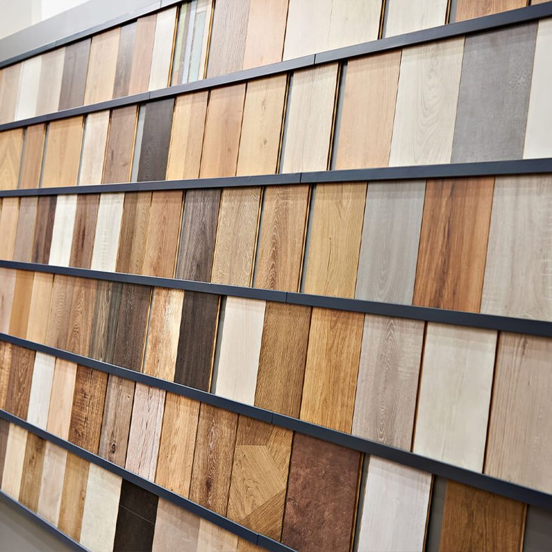 Flooring samples in a Prescott AZ flooring store