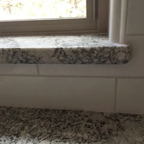 Tile countertop details