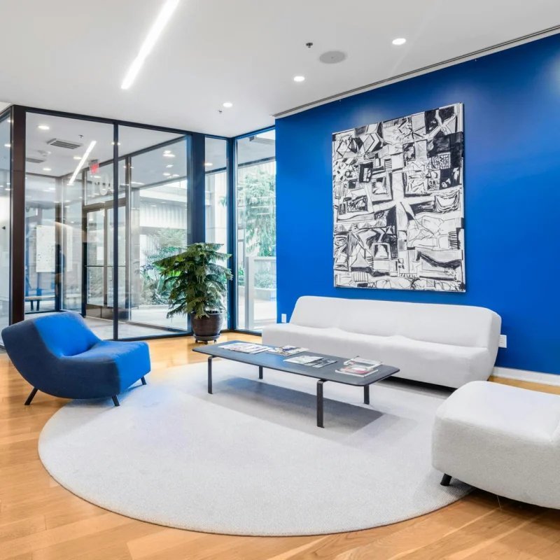 Commercial flooring in a local Prescott, AZ office space