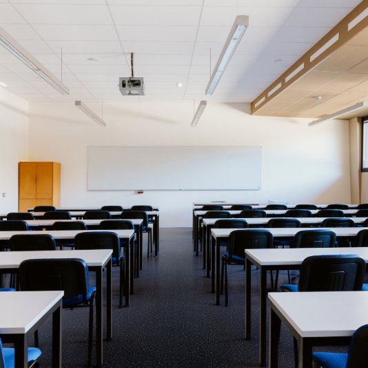 Protect-All Designer Series Melanite flooring in a classroom