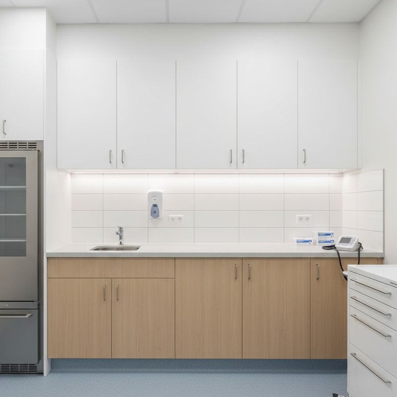 Commercial Healthcare Setting with Cabinets installed in Prescott, AZ