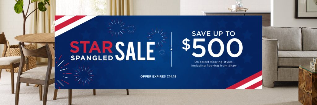 Star Spangled Sale | Barrett Floors
