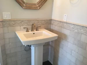 Bathroom floor | Barrett Floors