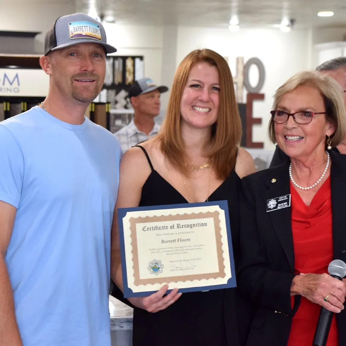 Certificate | Barrett Floors